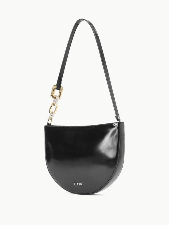 STAUD Handbags - STAUD COLT Black Leather Shoulder Bag
